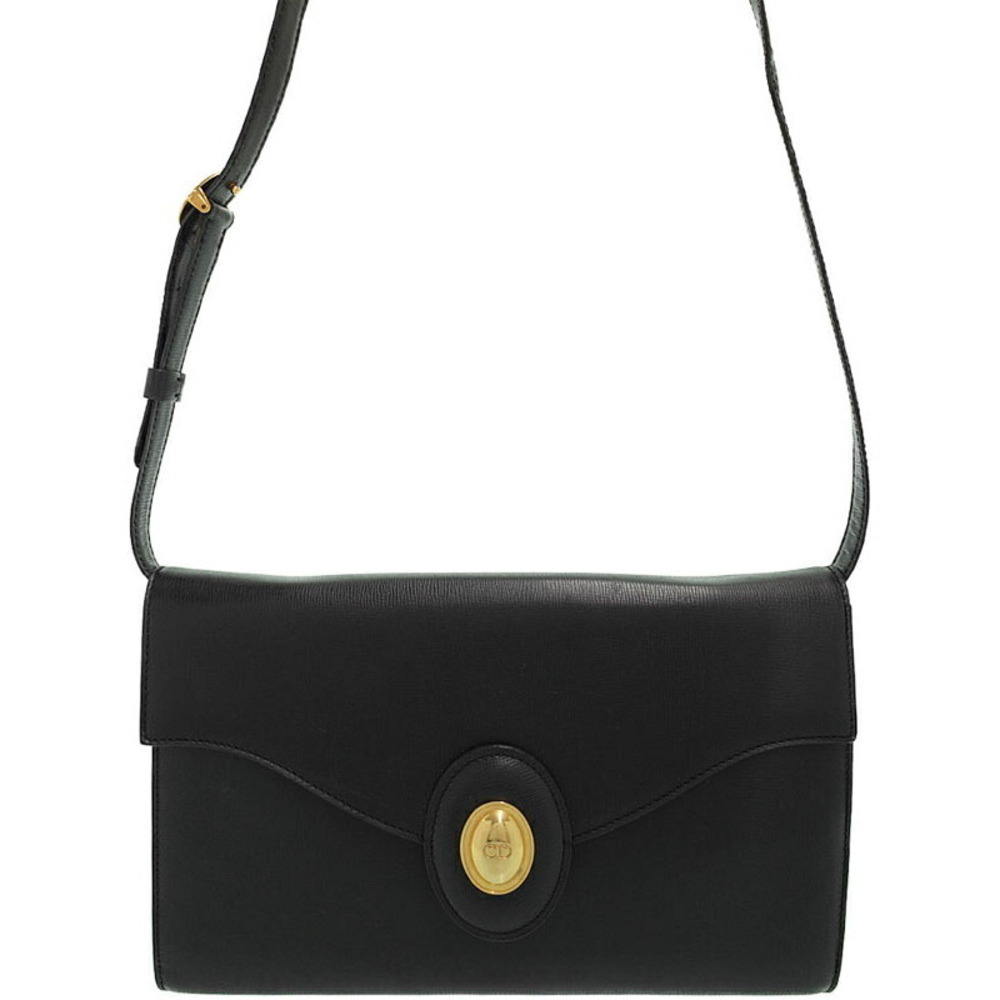 Christian Dior Clutch Leather Shoulder Bag